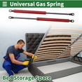 thumbnail image 2 of Unique Bargains Supports à Gaz 350mm Ressorts à Gaz Rouge Acier au Carbone 2 Pcs Boîte à Outils RV Couvercle de Boîte de Rangement Couvercle de Porte d'Armoire, 2 of 7