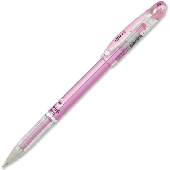 Pentel Slicci Metallic Gel Pen, Pink