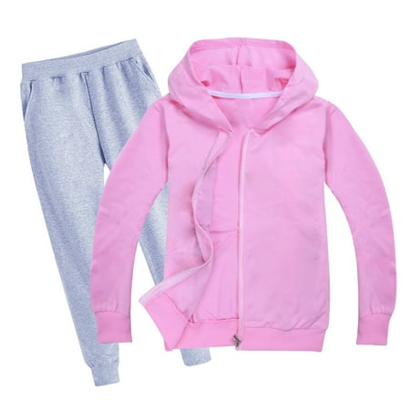 

Toddler Girls Sets Long Sleeve Prints Warm Hoodie Pullover Tops Pants Sweat Suit Skin Friendly Sports Boy Clothes