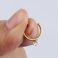 thumbnail image 3 of 12pcs Piercing Clips de resorte Anillos de aro Pendientes DIY Hallazgos 4 colores Yuyangstore Pinzas de perforación falsas punk, 3 of 4