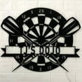 thumbnail image 2 of Craftnamesign Dartboard Metal Wall Art LED Light, Custom Dart Gamer Name Sign, Dart Game Sign, 2 of 5