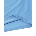thumbnail image 4 of Ma Croix Men's Crew Neck T-Shirts Solid Short Sleeve Tee (Small, Carolina Blue), 4 of 5