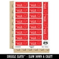 thumbnail image 2 of Happy Mail Smiling Package Letter Sticker Set - Red - Matte Finish - 2.00" Large, 2 of 7