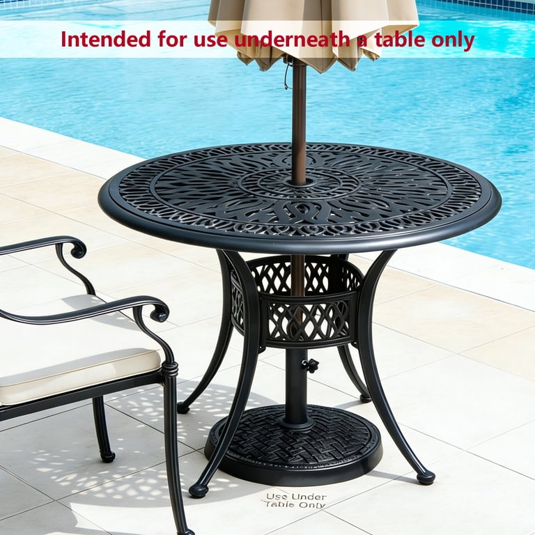 9 foot patio umbrella PURPLE LEAF 9 ft 360 Degree Rotation Patio Umbrella With Base