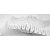 Marble Decorative Bowl | Fruit Bowl | Stone Bowl | Decorative Bowl | Decorative Trays | Marble Fruit Bowl | Marble Ruffle Bowl | Marble Floral Bowl | Home Decor | Leheriya (Set of 5 and 7 Inches)