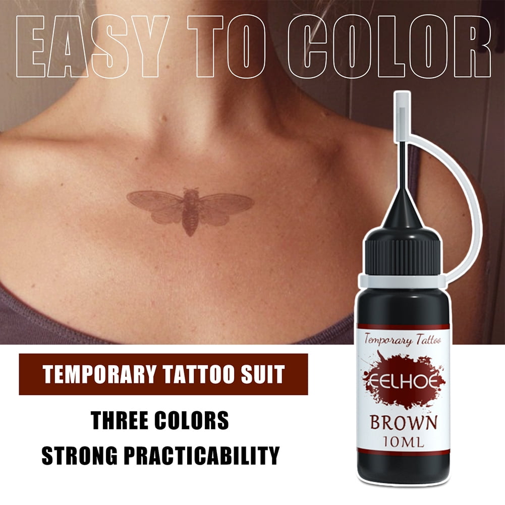 Tattoo with Acrylic Color | Make tattoo, Simple tattoos, Ink tattoo