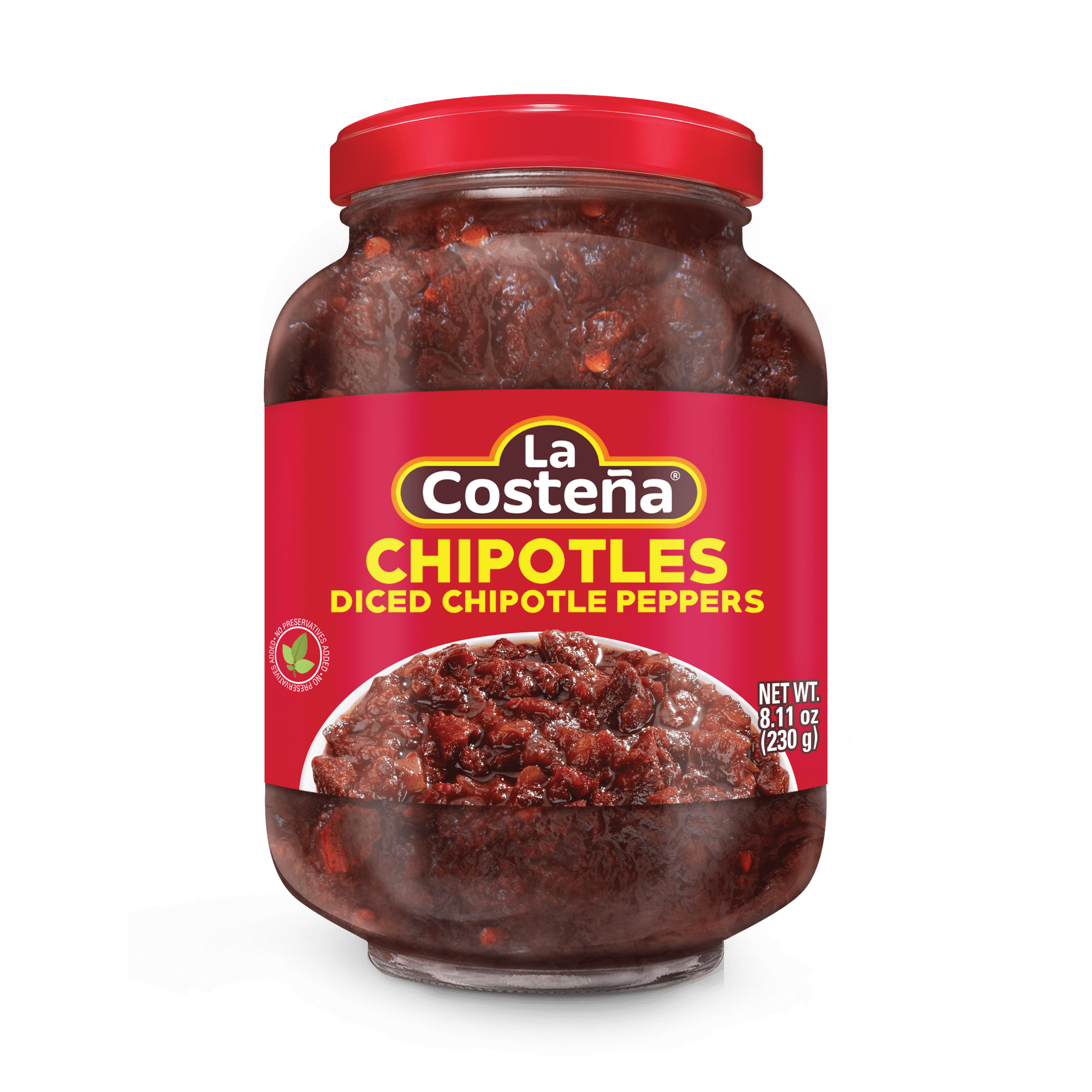 La Costeña Diced Chipotle Peppers, 8.11 oz