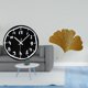thumbnail image 2 of Reloj de pared,Reloj de pared silencioso y decorativo que no hace tictac,Reloj moderno de 12 pulgadas para pared de casa o oficina,sencillo.,Esculturas de pared de hojas,Esculturas de pared de, 2 of 8
