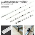thumbnail image 2 of Gpoty Aluminium Alloy T-tracks Slot Miter Track, Universal T-track Slider Miter Bar Slider Table Saw Miter Gauge Rod Diy Woodworking (300mm), 2 of 11