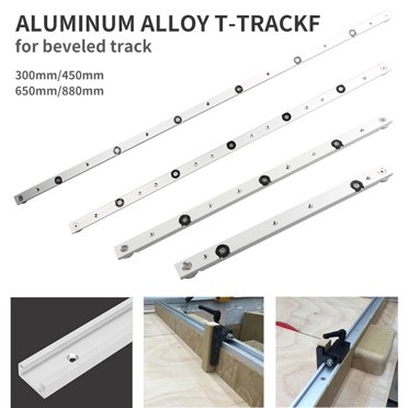Xcalibur Tooling T Track Miter Slot Slider Bar – Aluminium Alloy, For Table Saw Gauge, Woodworking, Made In UK