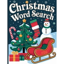 Christmas Word Search Book: Word Find Book for Christmas, Holiday Word Search Books, Family Word Search Book, Fun Activi, (Paperback)