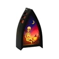 thumbnail image 1 of Halloween Decorative Hand Lamp Drop Shape Skeleton Design Led Light Portable For Party Home Desk 3.54 X 2.36 X 5.71 Inches Style A Multicolor, 1 of 6
