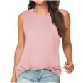 thumbnail image 3 of Giftesty Tank Tops for Women Fashion Women Sleeveless Garment Comfortable Breathable Round-Neck Blouses Tops, 3 of 8