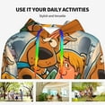 thumbnail image 6 of Saiise Scooby-Doo K Women's Hoodies Long Sleeve Sweatshirts Drawstring Pullover Tops with Pocket Casual Loose-Small, 6 of 6
