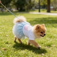 thumbnail image 2 of 1PC Happy Easter Dog Dress, Rabbit Easter Egg Pet Cat Puppy Dresses Tutu Skirt, Summer Small Dog Girl Shirt Clothes (1PC, White, L), 2 of 9