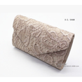 thumbnail image 1 of goowrom Women's Dinner Clutch Pure Color Lace Decoration Inverted Triangle Snap Button Closure Portable Shoulder Bag, 1 of 1