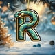 thumbnail image 1 of mfyjkho Colgante de letra de árbol de Navidad, adorno inicial de acrílico 2D para decoración navideña, juego de 26 piezas, 1 of 5