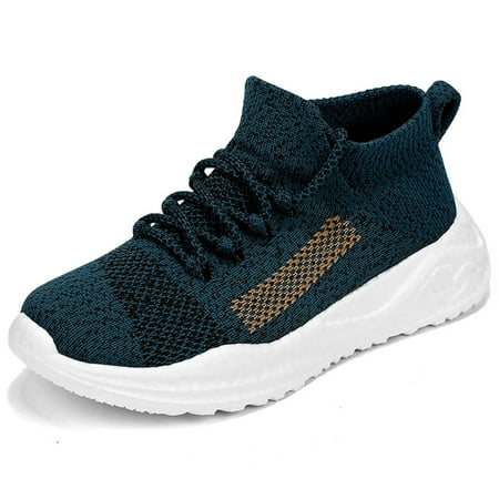

HAOSHIDUO Kids Sneakers for Boys Girls Walking Shoes Breathable Mesh (/Little/Big)