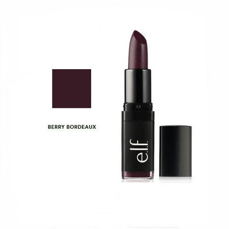 e.l.f. Velvet Matte Lipstick 82678 Berry Bordeaux, Silky, matte lipstick By elf Cosmetics From