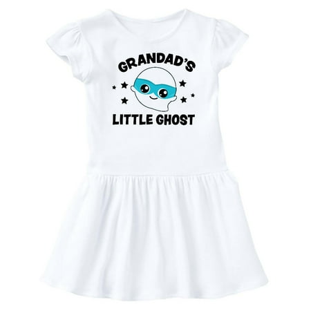 

Inktastic Cute Grandad s Little Ghost with Stars Gift Baby Girl Dress