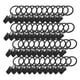 thumbnail image 1 of Anillos para cortinas con clips Clips para cortinas con anillos Accesorios de alto rendimiento Paquete de 44 unidades de 25 cm interiores, 1 of 9