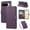 Darkpurple, variant on ELEHOLD Case for Google Pixel 9A, Flower Embossed Flip Leather Wallet Phone Case with 3 Card Slots & Wrist Strap,Rosegold