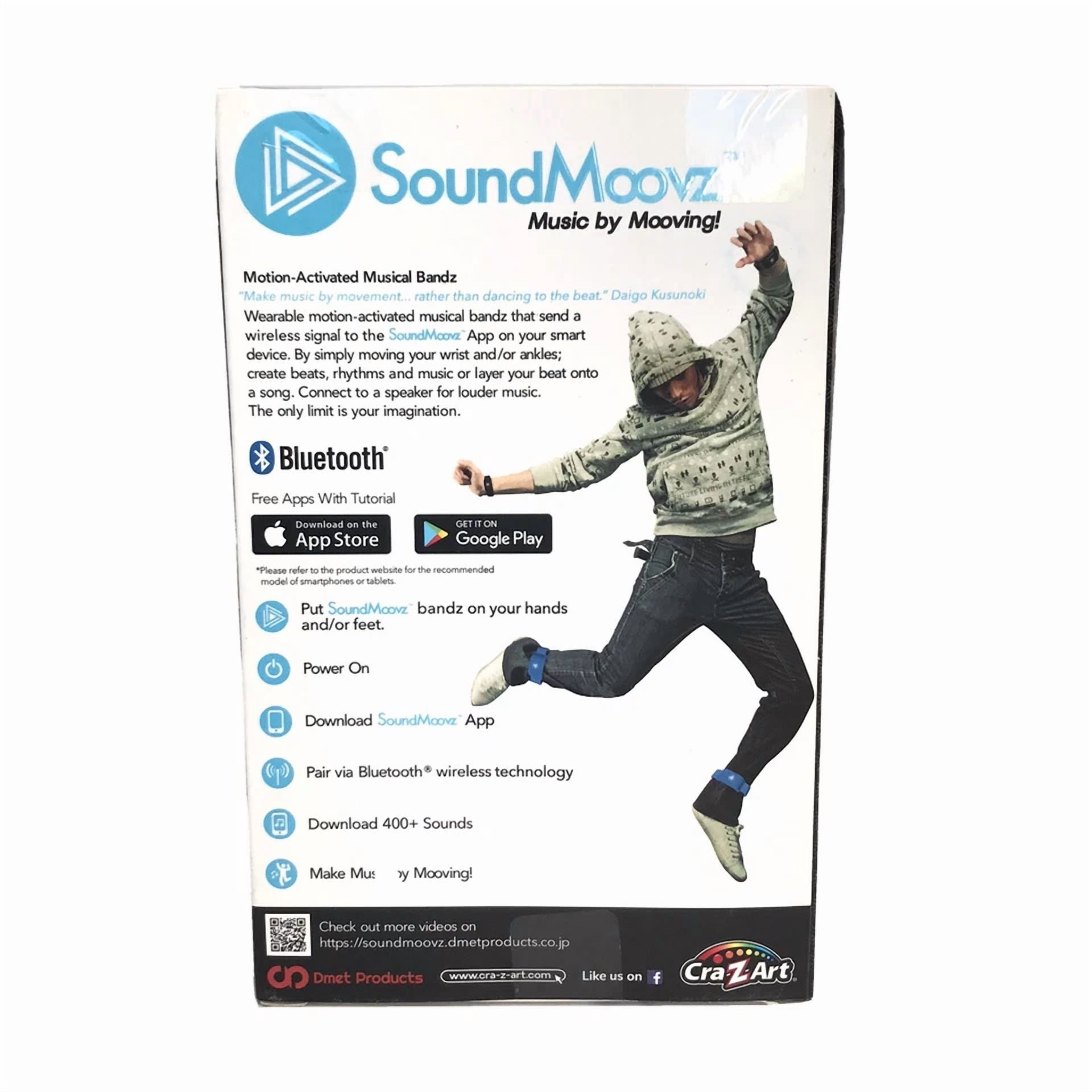 BUTTERFLY- Soundmoovz Musical Bandz By Cra-Z-Art - Pink New