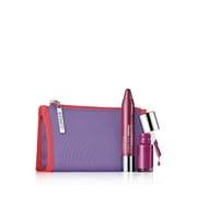 Angle View: Clinique Chubby Stick and Nail Mini Set Paired In Purple