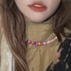 thumbnail image 2 of BRIGHTFUFU Collar de mujer Playa Ocio Cadena personalizada Collar de piezas redondas de arcilla suave (Colorido 6 mm), 2 of 7