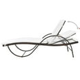thumbnail image 3 of vidaXL Sun Loungers 2 pcs with Table Poly Rattan Brown, 3 of 9