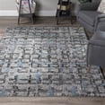 thumbnail image 5 of Addison Plano Modern Crosshatch Grey Area Rug, 5 of 5