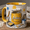 Black, variant on Painter Dad Accent Mug Custom Name Coffee Mug for Father’s Day Gift
