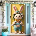 thumbnail image 4 of Housse de Porte de Pâques, Décoration de Fête avec Rideau Horizontal, pour Séance Photo Extérieure, Couleur, 4 of 6