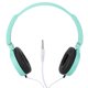 thumbnail image 3 of Auriculares con sonido estereoscópico envolvente 3D con cable, auriculares plegables para música, auriculares verdes, 3 of 8