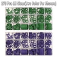 thumbnail image 2 of Yeacher Rubber O-Ring 270Pcs R134A Car Airconditioning Sealing Set Rubber O-Ring Washer Seals with Plactics Box Kit, 2 of 7