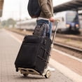 thumbnail image 6 of Folding Hand Truck Dolly, 4‑Wheel Collapsible Hand Truck with Telescopic Handle, Compact Foldable Trolley for Grocery, Moving Boxes, Courier Pickup and Camping Gear Hauling, 6 of 6