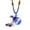 2#Royal blue, variant on Glass Vial Bottle Pendant Necklace Perfume Empty Essential Oil Diffuser Handmade-6# Coffee