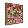 thumbnail image 2 of Trademark Fine Art 'Cats In Pink Flowers' Canvas Art by Francien Van Westering, 2 of 3