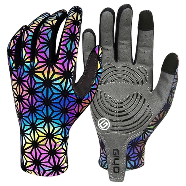 Guantes de bicicleta Antideslizante Resistente al desgaste Ligero Pantalla táctil Transpirable Bicicleta L Zulema Guantes de bicicleta
