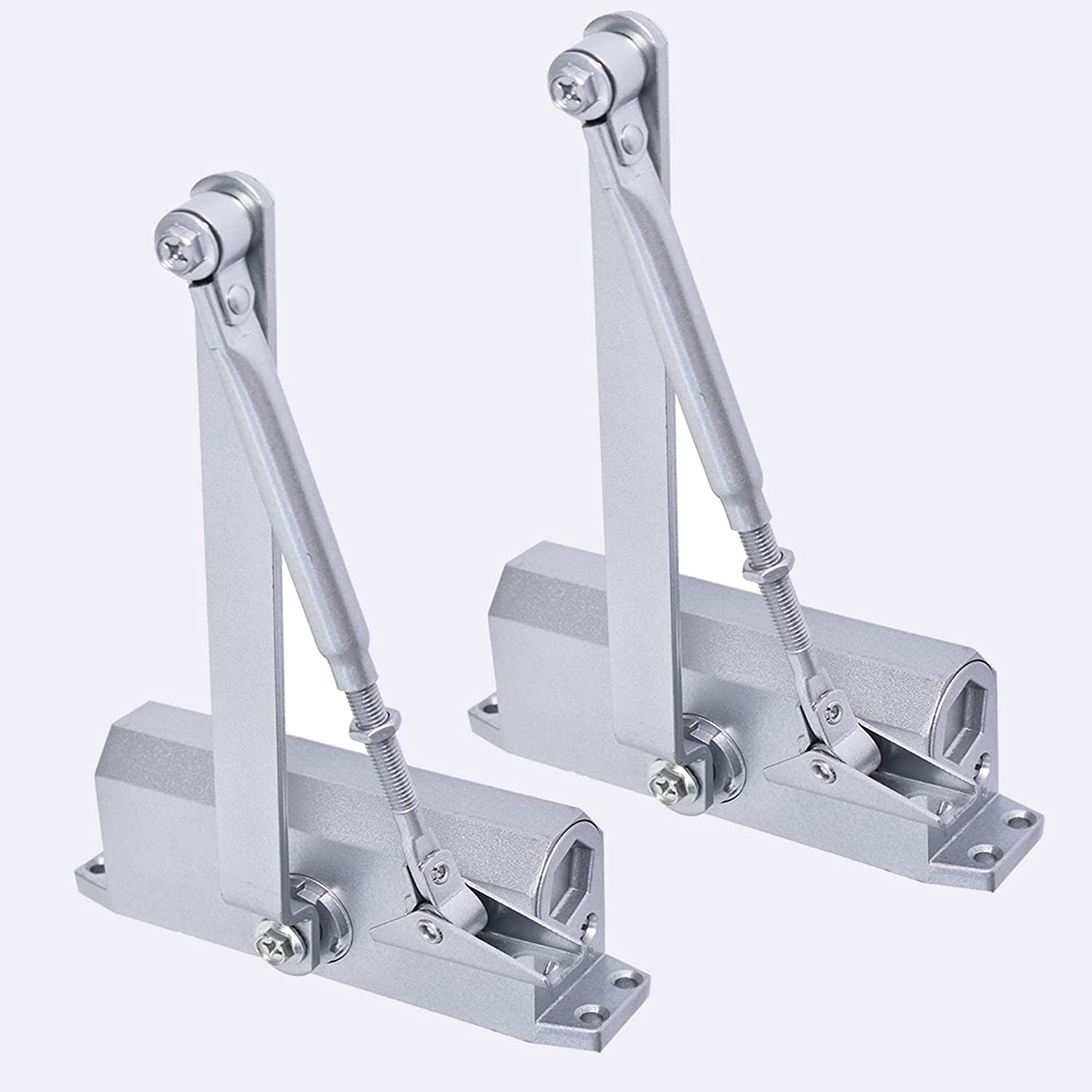 ALLCARB 2 Pack Automatic Door Closer Aluminum Alloy Door Closer Two
