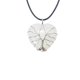 thumbnail image 1 of Zhuge Collar con colgante de árbol de la vida, joyería, colgante de plata hecho a mano, corazón de melocotón, piedra natural, corazón, cristal, collar de árbol de la vida (blanco), 1 of 5