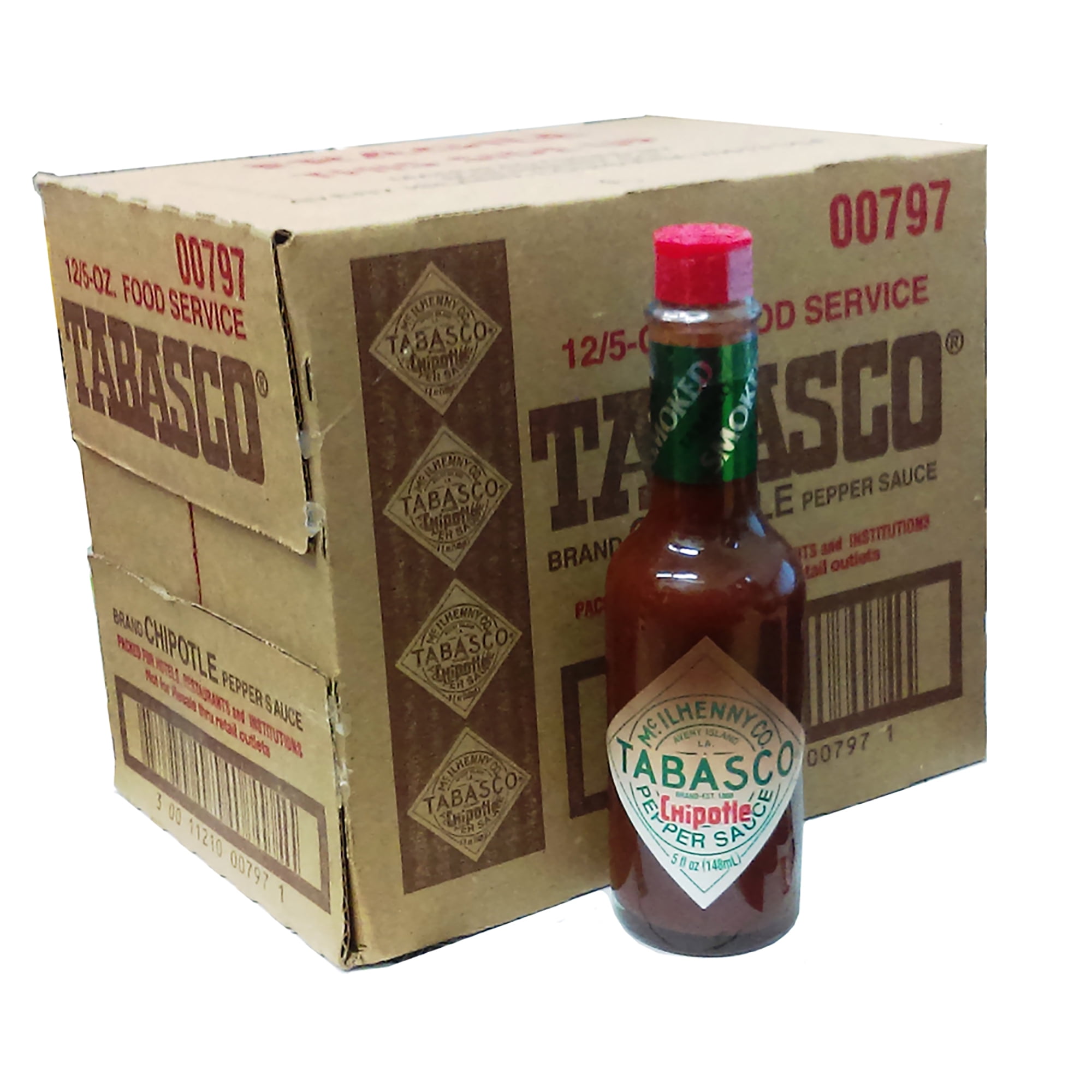 TABASCO 5 oz. Chipotle Pepper Hot Sauce1 Case of 12 Bottles