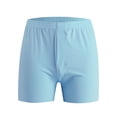 thumbnail image 3 of Loopsun Mens Pajama Shorts, Men's Casual Fashion Solid Color Pajama Short Pants Sky Blue,XXL, 3 of 5