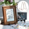 thumbnail image 5 of Unique Bargains 3Pack 6Inch Plate Stand for Display Iron Easel Plate Holder for Photo Rose Gold, 5 of 5