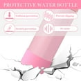 thumbnail image 4 of Linkidea 2 Pack Water Bottle Boot Compatible with Owala FreeSip/Twist/Potter 24oz Bottles, Silicone Anti-Slip Bottle Bottom Bumper Protector (Light Pink), 4 of 6