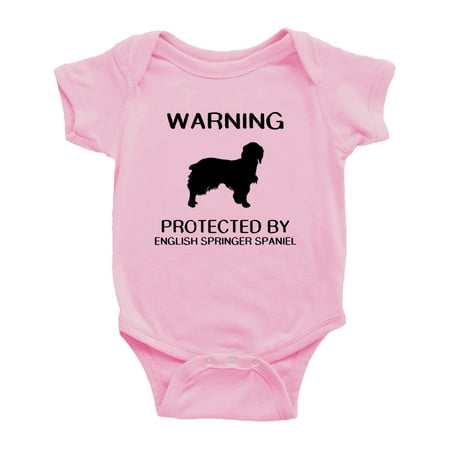 

Warning: Protected by A English Springer Spaniel Dog Funny Baby Bodysuit Romperss (Pink 3-6 Months)