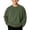 Army Green, variant on Squevariel Boys and Girls Long Sleeves Sweatshirt Corduroy Solid Color Round Neck Sweatshirts Casual Loose Pullover Top for 1-14Y