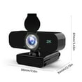 thumbnail image 5 of PatungKu Wide Angle USB Webcam Delivering Multiple Resolution Option 1080P 2K 4K and Plugs and Play Functionality for Professional Video Applications, 5 of 14