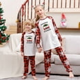 thumbnail image 2 of Penkiiy Family Christmas Pjs Matching Sets Reindeer and Snowflake Patterned Sleepwear Xmas PJS Set for Couples and Kids Red 2 Years, 2 of 4