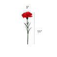 thumbnail image 2 of 11 Inch Bouquets 10 Stem Carnations,Outdoor UV Resistant No Fade Artificial Flower,Mini Carnation Silk Petals Fake Flowers Forever Plants for Photo Props Home Party and Wedding Decor, 2 of 6